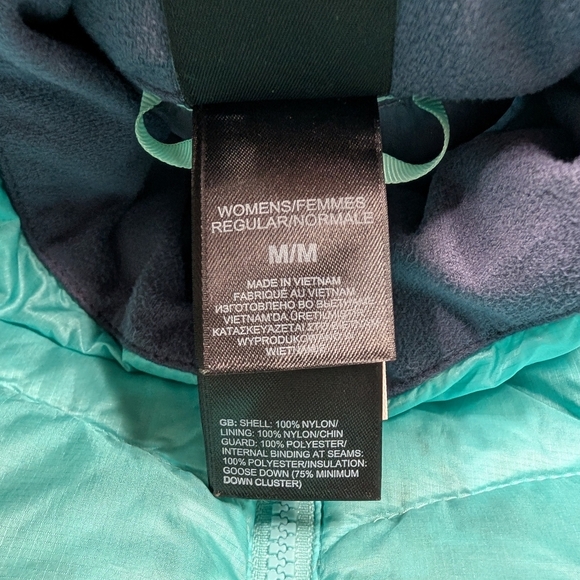 The North Face Jacket Womens M Blue Thunder Down 800 Puffer Light Packable - Picture 8 of 13